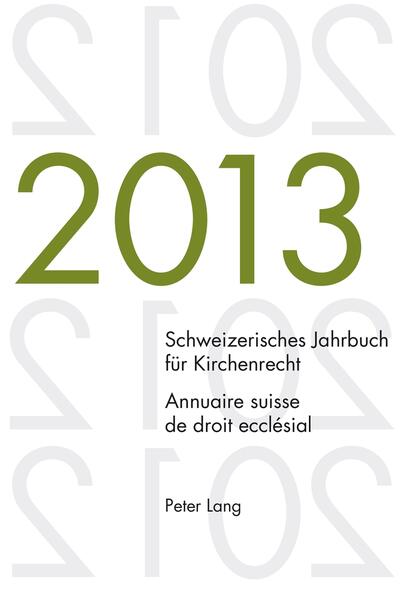 Inhalt: Ulrich Cavelti: Die Kirchensteuerpflicht juristischer Personen. Neue Erkenntnisse aufgrund des NFP 58 «FAKIR» (Finanzanalyse Kirchen)?-Charles Landert: Die Leistungen der Kirchen aus sozialwissenschaftlicher Sicht-Christian R. Tappenbeck: Zum Vorentwurf einer «Verfassung der Evangelischen Kirche in der Schweiz»-Ueli Friederich: Vorgaben der Kirchenverfassung der evangelisch-reformierten Landeskirche beider Appenzell betreffend Zuständigkeit zur Entlassung von Pfarrpersonen?