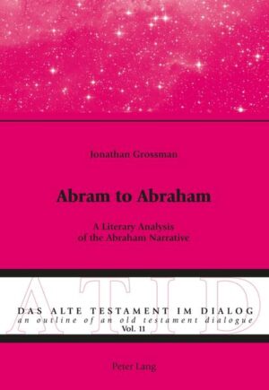 Abram to Abraham explores the Abraham saga (11:27-22:24) through a literary lens, following the legendary figure of Abraham as he navigates the arduous odyssey to nationhood. Rather than overlook the textual discrepancies, repetitions and contradictions long noted by diachronic scholars, this study tackles them directly, demonstrating how many problems of the ancient text in fact hold the key to deeper understanding of the narrative and its objectives. Therefore, the book frequently notes the classic division of the text according to primary sources, but offers an alternative, more harmonious reading based on the assumption that the narrative forms a single, intentionally designed unit. The narrative’s artistic design is especially evident in its arrangement of the two halves of the story around the protagonists’ change of name. The stories of Abram and Sarai in the first half of the cycle (11:27-16:16) are parallel to the stories of Abraham and Sarah in the second half (18:1-22:24). A close reading of this transformation in the biblical narrative illuminates the moral and theological values championed by the figure of Abraham as luminary, soldier, family man, and loyal subject of God.