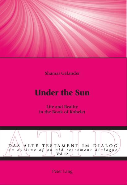 This book presents the Book of Ecclesiastes as a single coherent work, whose ideas are consistent and collectively form a comprehensive worldview. Moreover, in contrast to the prevailing view in the research literature-it presents the Book of Ecclesiastes as a work with an essentially positive outlook: Kohelet’s fault-finding is aimed not at the world itself, or how it functions, but at the people who persist in missing out on the present, on what it has to offer, and of the ability to enjoy all that exists and is available. Contrasting with these are Koheleth’s positive perscriptions to make the most of the present. To my mind, his remonstrations are meant to «clear the way» for his positive recommendations-to clear the path, as it were, of the obstacles to accepting reality. These two aspects, the negative and the positive, come together in this investigation into Koheleth’s belief, which is founded on an acceptance of all that God has created.