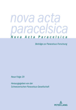 Nova Acta Paracelsica 29/2021 | Bundesamt für magische Wesen