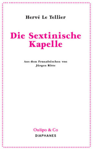 In doppelter Reverenz sowohl an Arthur Schnitzlers Reigen wie auch an Harry Mathews’ Die Lust an sich versetzt Hervé Le Tellier das erotische Karussell in vergnügliche und wohltuend unverklemmte ­Drehung. Die in guter oulipotischer Manier permutierten ­Arrangements von dreizehn Frauen und Männern bilden ein frivoles Rondo ­wechselnder Paarläufe und ­heiter-skurriler Geschlechtsakte. Dem Rhythmus der Sextine folgend entfaltet Le Tellier einen kunstvollen Fries des Sexes.