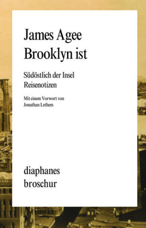 James Agee durchwandert schreibend Brooklyn: von den alten Stadtteilen im Nordwesten mit ihren Backsteinhäusern über die Brooklyn Bridge und durch die Arbeiterviertel bis in die Hinterhöfe. Er dringt in Wohnzimmer ein, lässt sich in einem Kinosaal nieder, beschreibt Straßenszenen und mit wenigen Sätzen ganze Menschenleben. Durch alles scheinen die historischen Schichten hindurch - und mit der genauen Schilderung noch der nebensächlichsten Details formt sich ein großer Gesang. Ein Text, der das Wesen eines Stadtviertels erfasst und bis heute nichts von seiner Kraft und Wahrheit verloren hat.Das Porträt Brooklyns, 1938 im Auftrag des »Fortune Magazine« geschrieben, erschien aufgrund künstlerischer Differenzen erst 1968 und ist inzwischen ein Klassiker der New-York-Literatur.