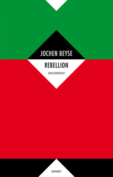 Rebellion erzählt die Geschichte einer Nacht. Eine Mietwohnung, ein Mann im Fernsehsessel, allein, arbeitslos seit Geburt, einer, dem das große Sozialexperiment seines Lebens misslungen ist. Von oben, unten, seitlich die Störgeräusche der Nachbarn, dieser »Höllenbewohner«, mit denen man - wenn überhaupt - Feindberührung hat. Zwischen lauter Apparaten hockend, die ihm pausenlos Bruchstücke angeblicher Aktualität vermitteln, blickt er mal in die Flasche, mal in den Fernseher, mal aus dem Fenster auf die Straße - und Algier, Kairo, Berlin verschmelzen zu einem einzigen Erinnerungs- und Abenteuerparcours. Jochen Beyse imaginiert die Arabellion als Ego-Shooter-Szenario und die heimische Samstagnacht als grotesken Aufstand gegen die Gespenster einer medialen Welt.