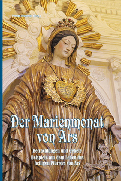 Das Priesterjahr, das der Heilige Vater am 19. Juni 2009 ausgerufen hat wurde zum Anlass dieses Werkes. Johannes Maria Vianney, alias Pfarrer von Ars, wurde damals zum Patron aller Pfarrer und neu aller Priester ausgerufen. Pfarrer Vianney war ein ausgesprochen marianisch geprägter Priester. Monseigneur René Fourrey schrieb eine Abhandlung über die Beziehungen des heiligen Pfarrers zur Muttergottes. Wir erfahren, wie sehr der heilige Pfarrer sich bemüht hat, den Wünschen der Muttergottes zu entsprechen. Der Marienmonat von Ars ist ein Betrachtungs- und Gebetbuch, das auf den französischen Originaltitel zurückgeht: 'Le moi de Marie d’Ars'. Pfarrer Benedikt Bury weilte im Jahre 1901 in Ars. Dort entdeckte er das erwähnte Betrachtungsbuch, übersetzte es in der Folge in die deutsche Sprache und fügte einen Gebetsanhang bei, den er von einem französischen Gebetbuch entlehnte. Die vorliegende Fassung wurde durch Paulus Deusdedit überarbeitet und mit reichlichen Bildern versehen.