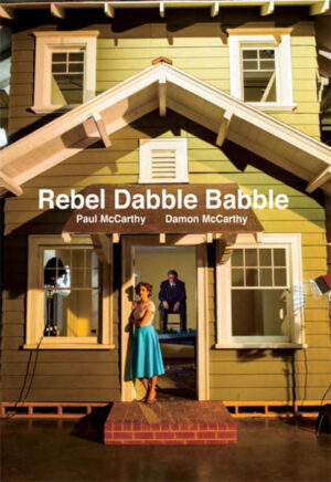 This richly illustrated publication is a selection of hundreds of still photographs shot during the making of “Rebel Dabble Babble,” a collaboration between Paul McCarthy and his son Damon McCarthy. * * “Rebel Dabble Babble” is a complex installation and video projection work originally inspired by both Nicholas Ray’s 1955 classic Hollywood film "Rebel Without a Cause" and the furious rumors that swirled around the off- set relationships between its director and his stars James Dean, Nathalie Wood, and Sal Mineo. This densely layered opus confronts definitions of power and role- playing, and expands far beyond references to the 1955 movie and related legends. Ultimately, “Rebel Dabble Babble” is an expansive meditation upon the archetypes and Oedipal tensions that define family dynamics as they have been played out in private homes, in the evolution of art history, and in the development of the entertainment industry. * * In the film, Paul McCarthy and his actors (including Hollywood star James Franco) play hybrids both of Nick Ray’s cinematic characters and the actors who performed as those characters. With this mind- bending series of doubles, binaries, and inversions, “Rebel Dabble Babble” presents perversions of interchangeable roles and fetish relationships. * * “Rebel Dabble Babble” includes over 350 full color images and new texts by Donatien Grau, Damon McCarthy, and Paul McCarthy. * * Published with Hauser & Wirth, Zurich/London/New York.