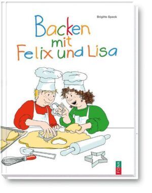 Felix und Lisa, die Hauptdarsteller aus dem erfolgreichen Kinderkochbuch 'Kochen mit Felix und Lisa', helfen nun kleinen interessierten Geniesserinnen und Geniessern in der Backstube. Sie zeigen, wie sie Brot, Wähen, Kleingebäck, Kuchen und Co. einfach und in der Regel selbstständig zubereiten können. Denn nichts macht den kleinen Bäckern mehr Freude als Eltern und Grosseltern mit feinem Selbstgebackenem zu überraschen. Das Kapitel 'Produkte und Praxis' erklärt Abkürzungen und Masseinheiten sowie den Umgang mit den Geräten und den Lebensmittel. Einige Tipps und Tricks zeigen, wie man zum Beispiel ein Ei trennt, eine Cakeform auskleidet oder was man vor dem Backen beachten sollte, damit Zutaten und Utensilien parat stehen und eventuelle Fragen geklärt sind. Die gebackenen Leckereien sind simpel aber dennoch kindgerecht kreativ und leicht umsetzbar. Sie bestehen aus natürlichen Zutaten, die nicht nur besser schmecken, sondern auch gesund sind und keine versteckten Zusatzstoffe enthalten. Die Rezepte sind in drei Schwierigkeitsgrade unterteilt. Je nach Alter und Erfahrung können die Kinder sie alleine umsetzen, bzw. sich bei Schwierigkeitsstufe 2 und 3 von Erwachsenen helfen lassen. Die fröhlich-illustrierten Zeichnungen von Ursula Koller animieren die Kinder zum Ausprobieren und geben Hilfestellung zugleich. Die benötigten Küchengeräte, Utensilien und Zutaten sind für jedes Rezept bunt abgebildet, sodass auch Unbekanntes in der Küche gleich gefunden werden und vor der Zubereitung zurecht gelegt werden kann. Die Schritt-für-Schritt-Anleitungen nach pädagogischen Gesichtspunkten sind einfach und präzise: So wird Backen kinderleicht.