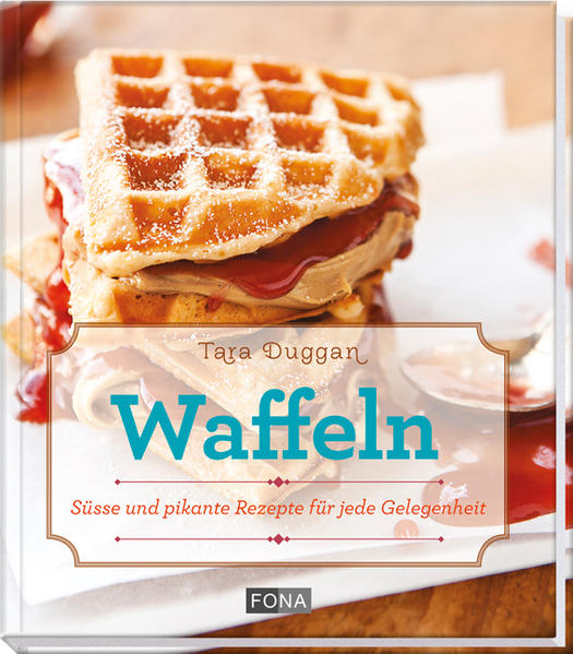 • Schritt-für-Schritt-Abbildungen mit hilfreichen Tricks und Tipps • Über 40 süsse und herzhafte Rezepte für köstlich vielseitigen Waffelgenuss • Grundrezepte für abwechslungsreiche Teige Ob belgische Vanille-Waffeln für ein ausgedehntes Frühstück am Wochenende, Spinat-Ricotta-Waffeln mit gerösteten Pinienkernen oder mit Schinken und Käse als Sandwich für den überraschenden Mittagssnack, Mehrkornwaffeln mit Avocado und Tomaten-Mandel-Pesto für ein pikantes Abendessen, süsse Bananensplit-Waffeln für ein Dessert - die hier gezeigte Vielfalt verspricht variationsreiche Gaumenfreuden für jeden Tag und für jede Gelegenheit. Hier ist für jede Füllung und für jeden Belag genau das Richtige dabei. Das Technikkapitel stellt die gängigen Waffeleisen und deren Benutzung vor. Alles über Waffeln Die wichtigsten Zutaten - Kleine Waffelkunde - Küchenausstattung - Schritt-für-Schritt zur perfekten Waffel - Waffelvariationen Waffelteige mit Vollkorn-, Buchweizen- oder Maismehl, mit Buttermilch, auf Sauerteig- oder Hefeteigbasis Rezepte 16 Rezepte für Frühstück & Brunch 12 Rezepte für Lunch & Abendessen 11 Rezepte für Desserts Grundrezepte für Teige und Saucen