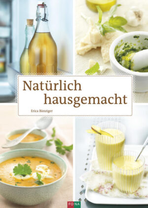 Homemade: Pizzateig, Frischkäse, Bouillon & Co. In Zeiten der Nachhaltigkeit und eines neuen Bewusstseins für natürlich-traditionelle Speisen wird 'Hausgemacht' zum lustvollen Trend. Nicht mehr aus Notwendigkeit, sondern aus purer Freude werden Basics in der eigenen Küche hergestellt. Einfach und schnell, ganz nach eigenem Geschmack - und ohne Zusatz- und Aromastoffe. Hausgemachte Produkte haben nur Vorteile. Aus garantiert frischen und naturbelassenen Lebensmitteln entstehen Produkte, die uns an unsere Kindheit erinnern oder an die Reisen in ferne Länder. Authentischer Geschmack bleibt bei der industriellen Verarbeitung oft auf der Strecke. Von A bis Z frisch zubereitet jedoch ist voller Genuss garantiert. Als überzeugte Anhängerin einer einfachen, frischen Küche hat sich Erica Bänziger auf die Suche nach jenen Rezepten gemacht, von denen wir glauben, dass sie nur von Spezialisten hergestellt und im Supermarkt gekauft werden können - ein knuspriger Wähenteig zum Beispiel, ein gut gewürzter Kräuter-Frischkäse, ein zartschmelzendes Stracciatella-Eiscreme, eine unvergleichliche Thai-Currypaste oder eine richtige Béchamel-Sauce. Die Zubereitung ist denkbar einfach - wo nötig mit Schritt für Schritt Anleitungen für Küchen-Neulinge -, das Resultat begeistert. In diesem Buch finden sich die althergebrachten und bewährten Methoden für die Herstellung von Basics, aber auch Tipps für die Weiterverarbeitung zu einem Gericht sowie die Haltbarmachung von saisonalen Ernteüberschüssen. Die Rezepte bringen die vergessenen Köstlichkeiten der traditionell einheimische Küche genauso auf den Teller wie die Küchen der Welt: über 300 Rezepte für Geschmackserlebnisse, die glücklich machen!