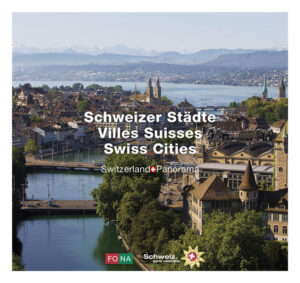 Das dreisprachige Souvenirbuch zeigt die historisch-urbane In der kleinen Schweiz gibt es Städte wie Sand am Meer. Über 140 sind «echte», will heissen, es wohnen hier mehr als 10 000 Menschen. Zwei Drittel von ihnen haben keinen historischen Hintergrund. Dörfer sind so lange gewachsen, bis sie an die Grenzen ihrer Nachbarn stiessen. So ist eine Landschaft entstanden, die wir Agglomeration nennen. Diese sind nicht Inhalt dieses Büchleins. 100 Städte dürften sich zu Recht so nennen