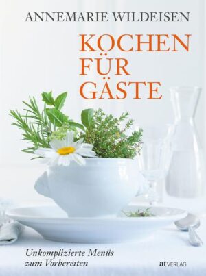 Viele Köche und Köchinnen stehen immer wieder vor derselben Frage: Was koche ich für meine Gäste? Neu und etwas ganz Besonderes soll es sein, das gleichzeitig gut vorzubereiten ist und sicher gelingt. Bestseller-Autorin Annemarie Wildeisen hat die Antwort darauf. In diesem Buch präsentiert sie insgesamt 90 Rezepte, zusammengestellt zu 30 attraktiven, unkomplizierten Gästemenüs, die sich weitgehend vorbereiten lassen - sodass man sich dann entspannt seinen Gästen widmen kann. Mit detailliertem Arbeitsplan zu jedem Menü sowie vielen praktischen Tipps und informativen Hinweisen aus der Küchenpraxis. Entspannte Gästeküche: 90 Rezepte in 30 Menüs zum Vorbereiten.