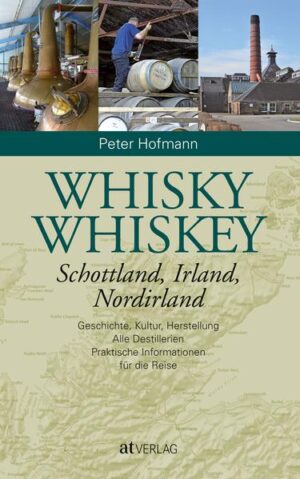 In diesem umfassenden Nachschlagewerk und Reisehandbuch stellt der ausgewiesene Fachmann und Whisky-Kenner Peter Hofmann sämtliche Destillerien in Schottland, Irland und Nordirland detailliert und auf dem neuesten Stand vor. Dazu gibt er alle notwendigen Informationen für eigene Reisen zu den Destillerien: Sehenswürdigkeiten, interessante Anlässe, empfehlenswerte Restaurants, Pubs und Whisky-Bars, Übernachtungsmöglichkeiten und vieles mehr. Mit zahlreichen Fotos und praktischen Kartenausschnitten zu den Routen der Whisky-Reisen. Und natürlich erfährt man auch viel Wissenswertes über die Destillation, Geschichte, Herstellung und die verschiedenen Arten von Whisk(e)y.