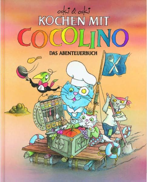 In diesem Kinder-Bilder-Kochbuch von Oski & Oski lädt Cocolino, der blaue Kater mit der lustigen Augenklappe, seine kleinen Freunde Pomo und Dora zum abenteuerlichen Kochen in sein Baumrestaurant ein. Die beiden freuen sich riesig, denn mit Meisterkoch Cocolino und seinem vorwitzigen Spassvogel Picki-Nicki kann man jede menge Action erleben - auf der Schatzinsel, beim Drachenfels und natürlich auch in der Küche. Viel Glück und Erfolg beim abenteuerlichen Kochen wünschen euch "Oski" Marti, der Kochkünstler, und "Oski" Weiss, der Bilder-Erfinder.