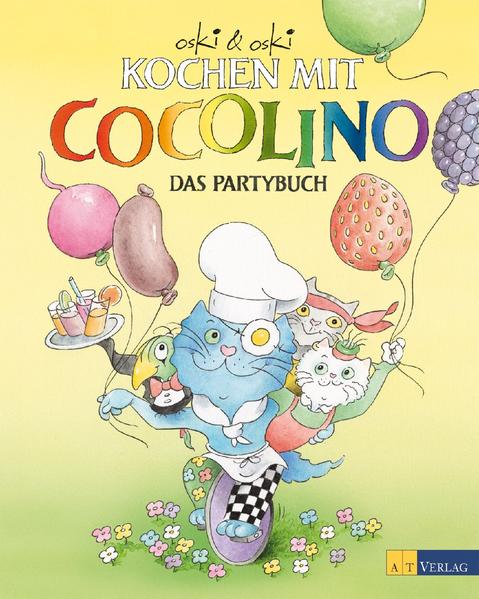 Cocolino, der Kater mit der Spiegelei-Augenklappe, der Meisterkoch und Kinderfreund, hat sein Baumhaus mit bunten Luftballons dekoriert: Er plant eine mega Party. Vorgestellt werden 12 thematische Feste und Partys für alle Jahreszeiten. Von der Lachparty mit dem »Ha-Ha-Hackbraten« über die lustige Popcorn-Geburtstagseinladung bis zur bunten Regenbogenfarben-Party. Und da Cocolino Stil hat, gibt es neben all den leckeren Rezepten, Geschichten und Illustrationen auch eine kleine Einführung in Tischkultur und Anstandsregeln ? alles aber wie immer mit Spaß und Humor.