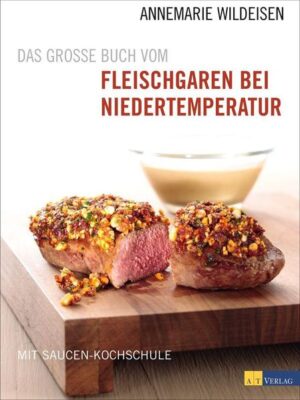 Ein zartes Stück Fleisch will perfekt gegart sein. Die beste und einfachste Methode dafür ist das Garen bei Niedertemperatur. Nach mehreren, äusserst erfolgreichen Kochbüchern zu diesem Thema fasst Annemarie Wildeisen in ihrem neusten Buch ihre immense Erfahrung, aber auch neue Erkenntnisse zum sanften Garen von Fleisch zusammen. Und weil zu einem guten Stück Fleisch auch eine perfekte Sauce gehört, zeigt sie zudem Schritt für Schritt die Zubereitung der wichtigsten Grundsaucen und ihre Abwandlungen. Sämtliche Rezepte werden in grosszügigen, erstklassigen Fotos gezeigt, ergänzt durch viele Tipps und Tricks aus der langjährigen Kochpraxis.