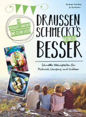 Gesund essen, Kraft tanken und draussen einfach zusammen Spass haben. Das ist das Motto dieses Buches. Gerade bei Picknick, Wandern, Camping und anderen Outdoor-Aktivitäten wird oft auf Fertigprodukte zurückgegriffen, weil sie vermeintlich praktischer und zeitsparender sind