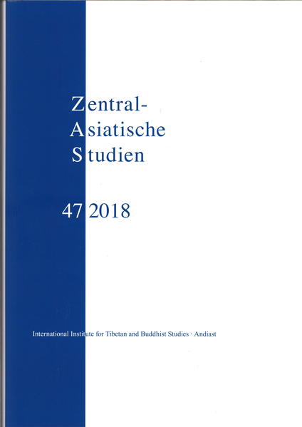 Zentralasiatische Studien Band 47 (2018) | Bundesamt für magische Wesen