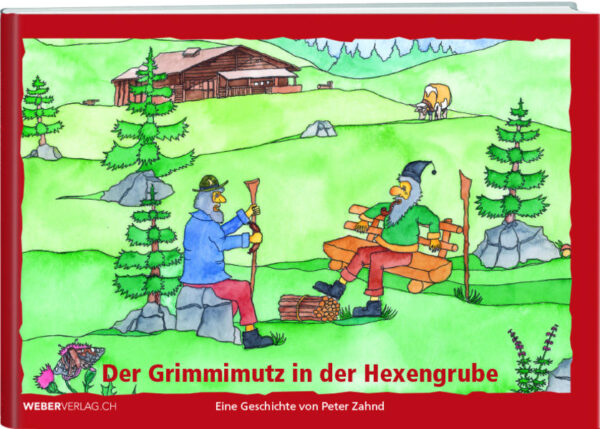 Im ersten Band «Der Grimmimutz und die Pfefferhexe» verlor der Grimmimutz seinen besten Freund, den Spillgert, weil dieser von der Pfefferhexe in einen Berg verzaubert wurde. Gelingt es ihm wohl, seinen Freund zu befreien? Auf der Senggiweid öffnet sich ein tiefes und furcheinflössendes Loch im Boden. Ein Senn und zwei Kühe verschwinden darin. Nur der Grimmimutz kann da noch helfen. Nachdem er aus dem Berg Spillgert eine ermutigende Stimme gehört hat, wagt er es hinunterzuklettern. Was erwartet ihn in der Hexengrube? Setzen Sie sich an das schöne Blauseelein, beobachten Sie die flinken Forellen und lassen Sie sich verzaubern vom Geheimnis der Hexengrube.