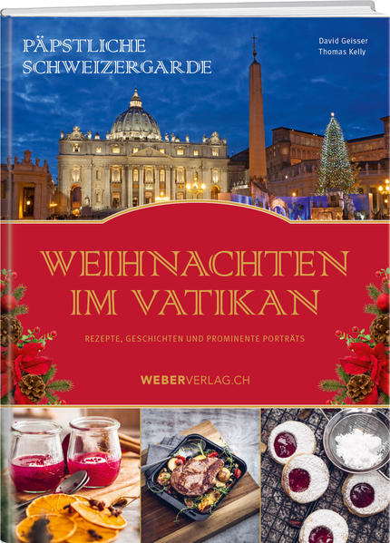 Nach dem Grosserfolg von «Päpstliche Schweizergarde: Buon Appetito» widmet sich der Koch, Unternehmer und Ex-Gardist David Geisser nun den Genüssen der Weihnachtszeit. Über 70 neue Rezepte aus der gesamten christlichen Welt- vom festlichen Braten über raffinierte Pastagerichte bis hin zu einem veritablen Fondue-Festival - sorgen für Festtagsstimmung. Natürlich fehlen auch Rezepte für wunderbare Weihnachtsgebäcke nicht. «Päpstliche Schweizergarde: Weihnachten im Vatikan» ist aber mehr als eine Rezeptsammlung