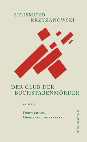 Wortspieler und Stilkünstler: Ein großer Unbekannter der russischen Moderne Der Club der Buchstabenmörder ist eine Geheimgesellschaft im Moskau der 1920er Jahre. Jeden Samstag treffen sich die Mitglieder in einem Raum voller leerer Bücherregale. Sie erzählen einander Geschichten, eine phantastischer als die andere, aber nichts darf auf Papier gebannt werden - Buchstaben sind Ideengefängnisse und müssen zerstört, Manuskripte verbrannt werden. Darüber sind sich alle einig, doch das gegenseitige Misstrauen wächst, die Atmosphäre der Treffen wird zunehmend unheimlicher. 'Mit Krzyzanowski ist ein. exzellenter Autor [zu entdecken], der sich konsequent für die Literatur als Kunst engagiert und ebenso konsequent jegliche politische Vereinnahmung von sich gewiesen hat. Nicht nur in dieser Hinsicht ist er mit seinem exilrussischen Landsmann Vladimir Nabokov zu vergleichen. Mit diesem teilt er auch seine hauptsächlichen literarischen Interessen an philosophischen Phantasmagorien, an Sprachspielen und narrativen Paradoxien, am Zitieren und Parodieren, an Autoren wie Swift, Poe oder E. T. A. Hoffmann.' Felix Philipp Ingold, Neue Zürcher Zeitung