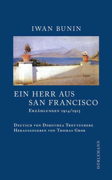 Das Jahr 1914 beginnt für Iwan Bunin ruhig und produktiv. Auf Capri beendet er Erzählungen wie diejenige über den alten Diener Arsenitsch, der im Hause seiner ehemaligen Herrschaft Geschichten von Heiligen erzählt, die die Kinder schaudern machen, oder die über einen ceylonesischen Rikschafahrer - eine Abrechnung mit kolonialen Verhältnissen, wie er sie während seiner Ceylon-Reise erlebt hatte. Auch die Galerie seiner Porträts vom Land setzt Bunin fort - etwa mit der Waise Klascha, die nach dem Tod der Pflegemutter deren Landgasthof retten möchte. Der Kriegsausbruch im Sommer 1914 lässt Bunin fast verstummen. Doch 1915 entstehen zwei seiner berühmtesten Erzählungen: die »Grammatik der Liebe« und »Ein Herr aus San Francisco«, die facettenreiche, beklemmende Erzählung vom Tod eines reichen Amerikaners auf Capri. Sie gehört zu den besten Novellen der Weltliteratur.