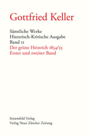 Gottfried Kellers meisterhafter Lebensroman «Der grüne Heinrich» erschien 1854/55 in erster Fassung. Diese zeigt den unmittelbaren, subjektiven und stärker zeitkritischen Bezug zur Gegenwart des Autors.