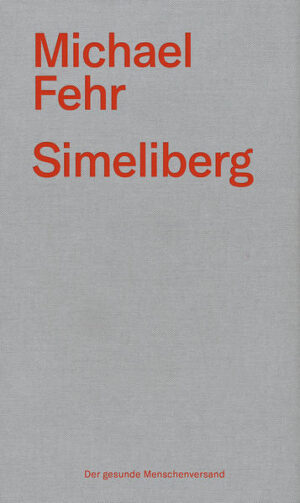 Michael Fehr bringt einen neuen Ton in die zeitgenössische Literatur. "Simeliberg", seine zweite Buchveröffentlichung, ist zweierlei in einem: Klangkunstwerk und rätselhafte Kriminalgeschichte. Hinunter ins Loch, durch Matsch und Dreck, fährt Gemeindsverwalter Griese mit seinem Landrover. Die Repetierwaffe auf dem Rücksitz, erfüllt er widerwillig den Auftrag der kantonalen Sozialhilfebehörde, einen Bauern in die Stadt zu bringen. Dessen Frau ist verschwunden, in der Stadt will man der Angelegenheit auf den Grund gehen. Der verschrobene Bauer erzählt von irrlichternden Plänen, die Menschheit zum Mars und in eine helle Zukunft zu führen. Und nicht genug damit: An dem unwirtlichen Ort tragen sich mysteriöse Dinge zu. Junge Männer in schwarzen Uniformen versammeln sich und bedrohen schliesslich auch Griese, als er ihnen auf die Schliche kommt. Polizei, Nachforschungen, Drohungen - alles nimmt seinen Lauf. Die Figuren zeigen einen knorrigen, verstockten Menschenschlag. Die Welt in "Simeliberg" ist gezeichnet von Gegensätzen: da die scheinbare Normalität der Oberwelt, dort die dunklen Machenschaften im sumpfigen Loch. Droben die Menschen Weiss und Wyss, drunten der Bauer Schwarz. Dazwischen der Grenzgänger Griese, der je länger, desto stärker zwischen alle Fronten und in die Mühlen der Behörden gerät. Erzählung und Klang gehen eine ungewöhnliche Symbiose ein. Der Titel "Simeliberg" erinnert an das gleichnamige Grimmsche Märchen und an das melancholische Volkslied "Vreneli ab em Guggisberg". Michael Fehr evoziert eine Geschichte von existenzieller Wucht um Themen wie Ideologie und Verwirrung, Vereinsamung und Geborgenheit. Bis ins Feinste der Worte inszeniert Fehr ein poetisch musikalisches Gesamtwerk. Mit einem Auszug aus "Simeliberg" gewann Michael Fehr 2014 an den Tagen der deutschsprachigen Literatur in Klagenfurt den Kelag-Preis sowie den Federwelt-Preis der Automatischen Literaturkritik 2014.