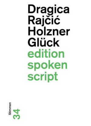 Ein Kind "fehlt" ins Wasser und gleich sind wir in der Welt von Dragica Raj?i? Holzner, einer poetischen Welt, die Sprachnormen und Erzählkonventionen aufbricht. Wörter nehmen ungewohnte Formen an, Sätze geraten in Schieflage und Geschichten werden laufend revidiert. "Das Eigentliche / wird nie durch die Worte oder Geschichten weitergegeben", sagt Ana Jagoda, das Ich der Stimmen aus dem Heimatdorf Glück. Und doch will Ana "erzählen ohne Linderung / um erzählend sich zu vergewissern / dass es etwas gibt / wozu erzählen gut ist". Sie versucht ihre Geschichte zu finden und jene der "Tränen ihrer Ahnen". Es ist eine Geschichte fortgesetzter Misshandlungen und Missbräuche der Frauen durch ihre Väter und Ehemänner, die weitergeben, was sie selbst einst unter der Fuchtel ihrer Väter erdulden mussten. Ein "Womenirrhaus" in Chicago bietet Frauen wie Ana Schutz und Raum zum Aufarbeiten der Traumata. Im Rückblick wird Ana bewusst, was Tätern und Opfer gemeinsam ist und wie bestimmte Herrschaftsformen zwischen den Geschlechtern sich auf subtile Weise in der Psyche beider sedimentiert haben. Nach der Inszenierung der Theaterfassung von "Glück" durch Ursina Greuel erscheint jetzt das Ganze als Spoken Word.