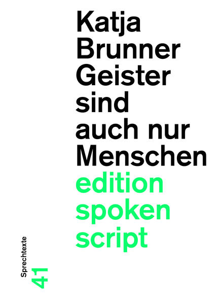 Dank ihrer sprachlichen Wucht und analytischen Schärfe ist Katja Brunner eine viel gespielte, unvergleichliche Stimme in der Theaterwelt. Kraftvoll lässt sie diejenigen ihre Stimme erheben, die vergessen gehen und an den Rand gedrängt werden - und wirft damit fundamentale Fragen nach den Machtverhältnissen in unserer Gesellschaft auf. In ihrem Buchdebüt versammelt Katja Brunner nun zwei ihrer Stücke, die in Rhythmus und Sound Spoken Word im wahrsten Sinne sind: "Geister sind auch nur Menschen" und "Ändere den Aggregatzustand deiner Trauer". Die Sprechtexte sezieren die Zustände, welche Sterben und Verlust begleiten. Schrille Klagen und zuweilen leise Lieder gegen das Vergessen zeugen von der Suche nach einer neuen Sprache des Abschieds. “Die schönste Nahkampfliteratur Europas.” (Juan S. Guse)