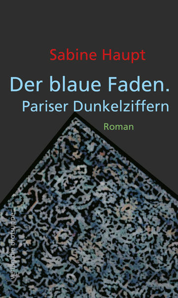 Der Roman »Der blaue Faden. Pariser Dunkelziffern« spielt im Hitzesommer 2003. Ort der Handlung ist eine Pariser Mansarde, aus der es zunächst noch ein paar Auswege gibt: in die Straßen von Paris, ins Internet, in die Vergangenheit der Heldin, d.h. nach Genf und Wien und an den Bodensee. Hinzu kommen reale und virtuelle Begegnungen mit fremden Männern und ­einer ziemlich ungewöhnlichen Concierge. Doch die mysteriöse Hitze nimmt weiter zu, die Atmosphäre wird klaustrophobischer, das Erzählen zunehmend fragmentarisch. Zentrales Thema des Romans ist das Warten, in all seinen alltäglichen, aber auch existenziellen und kulturgeschichtlichen Erscheinungsweisen. Es geht um Zeit und Geschichte: historisch, philosophisch, physikalisch, mathematisch und zwischenmenschlich, um Liebe und Tod und den Wahnsinn des Lebens. »Sabine Haupts Kritik am Mann ist nicht, wie so oft, denkschwache Verlegenheitspose und Behauptung, sondern sprachliches Programm und Demontage, eine liebevoll boshafte Parabel auf das Männliche in der Frau und umgekehrt, auf Geburtsängste und das Sich-schreibend-zur-Welt-bringen-Wollen.« Martin R. Dean