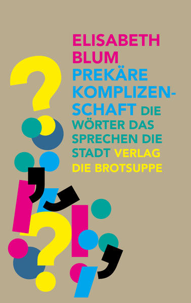 Warum dieses Theater um Wörter und Sätze? Aus dem Sprechen kann ein Blitz aufsteigen. Und was tut dieser Blitz? Der lässt uns sehen, was sonst im Schatten um die Wörter herum geblieben wäre. Aber, so werden Sie weiter fragen … Warum Wörter, Sprechen, Stadt? Sprechen kreiert Räume. Auch ganz reale, urbane. Wörter sind höchst unbeständige Dinger, die von der Sprache in die urbane Realität hinüberspringen - in jede Realität. Weil Wörter sich, Amöben ähnlich, Partikel einverleiben oder ausstossen, Realitäten ummodeln, in Ausnahmefällen gar revolutionieren. Wie Vorstellungen von Stadt entstehen? Von gesellschaftlicher Wirklichkeit? Von Wahrheit? Oder Lüge? Wer sie präfabriziert? Konstruiert? Manipuliert? Wie man beim Sprechen und Zuhören an der Wirklichkeit herumschraubt? Warum sich kein Satz aussprechen lässt, der nicht unmittelbar Einfluss nimmt auf die Art und Weise, wie wir die Realität gerade sehen? Wieso auch das Realität konstruiert, worüber gerade nicht gesprochen wird? »Prekäre Komplizenschaft« forscht den geheimnisvollen, räumlichen Ereignissen nach beim Beobachten von Wörtern und Sätzen und Sprechweisen. Die 25 Episoden, die dem quirligen Geschehen eines Dialogs im Reich der Wörter folgen, zeigen keinerlei Geschlossenheit, keine formal stimmige Logik, sie folgen den Unberechenbarkeiten des Gesprächs, der Beliebigkeit assoziativen Sprechens, leben von Umwegen und Sprüngen.