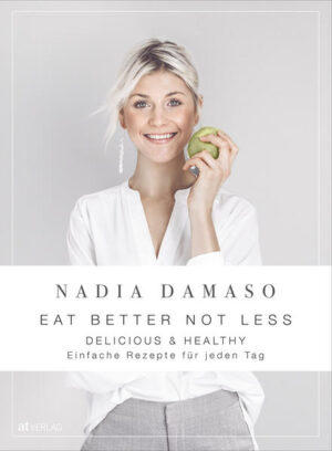 Gesunde, einfache Rezepte für jeden Tag Das neue Kochbuch von Bestsellerautorin Nadia Damaso ist gefüllt mit über 180 einfachen, leckeren und gesunden rein pflanzlichen Rezepten. Sie bestehen hauptsächlich aus herkömmlichen Zutaten, die man meist schon zu Hause hat. Von selbst gebackenem Brot, hausgemachtem Granola und pflanzlichem Käse bis zu gesunden Snacks, Shakes und Smoothies, von fruchtigen und salzigen Frühstücksgerichten bis zu frischen Salaten, herzerwärmenden Suppen und Gemüse-Power-Gerichten, von neu interpretierten Pizza-, Pasta-, Reis- und Kartoffelgerichten bis zu sündenfreien Desserts wie Kuchen, Cookies, Mousse und Frozen Raw Cheesecakes - es ist alles dabei, wonach das Herz begehrt! Doch »Eat Better Not Less« ist mehr als nur eine Form, sich zu ernähren, es ist ein Lebensstil. Um sich in seinem Körper rundum wohlzufühlen, braucht es neben einer gesunden Ernährung auch einen gesunden Geist. Dazu enthält das Buch neben wertvollen Tipps zu den Rezepten auch viele Tipps für eine gute Balance zwischen Körper, Geist und Seele. Zeit für eine Auffrischung deines Lebens mit einer Geschmacks-, Sinnes-, Gefühls- und Wohlfühl-Explosion! Zeit, deinem Körper, deinem Geist und deiner Seele etwas Gutes zu tun!