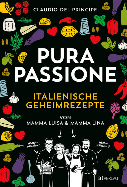 Dieses Buch feiert die fast vergessene puristische Alltagsküche Italiens. Mamma Luisa und Mamma Lina haben Claudio Del Principe über 100 bisher streng gehütete Rezepte anvertraut. Wenige erlesene Zutaten, pure Leidenschaft, Mamma-Tipps: So entstehen liebevolle Gerichte für die Familie, klassische Antipasti, unwiderstehliche Primi mit Pasta, Risotto und Polenta, schmackhafte Sughi, Secondi, Contorni und verführerische Dolci. Speisen, die das Leben prägen. Das zeigen Anekdoten aus dem Familienalltag. Mit ihrer Kochkunst haben Luisa und Lina sogar den Grundstein für die Laufbahn ihrer Söhne gelegt. Diese haben aus ihrer Liebe für gutes italienisches Essen die erfolgreiche Bio-Marke PPura entwickelt. Wer nicht selbst kochen mag, greift guten Gewissens zu ihrer Pasta, ihren Pesti und Saucen - Italianità per tutti!