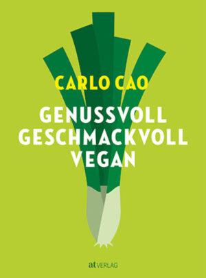 Mit 12 Jahren hat Carlo Cao das erste Mal den Kochlöffel geschwungen - und darin sein Glück gefunden: »Kochen ist mein Leben!« Heute ist er ein veganer Koch, der mit Liebe und Leidenschaft am Herd steht. Inspiriert von der italienischen Küche, hat Carlo Cao eine vollmundige Pflanzenküche voller Genuss und Geschmack entwickelt. Hier präsentiert Carlo Cao seine über die Jahre verfeinerten Lieblingsrezepte, einige einfach, andere aufwendiger. Aufgetischt werden beispielsweise ein Grapefruitsalat mit Haselnuss-Balsamico-Dressing, eine Linsen-Walnuss-Bolognese mit Rosmarin-Béchamel oder Hirse-Pfannkuchen mit Kräutern und Erbsen. Oder ein fantastischer Zitronenkuchen mit Mohn. Dieses vegane Kochbuch bietet eine Fülle an Rezepten für Pfanne, Topf, Fritteuse und Ofen, an Kreationen für den Frühstücks- und Brunchtisch sowie das Salat- und Dessertbüffet. Eine pflanzenbasierte Küche, die aus dem Vollen schöpft.