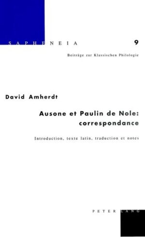 La correspondance d’Ausone et de Paulin de Nole, deux illustres représentants de l’aristocratie gallo-romaine du IVe siècle, est un document d’une importance extraordinaire, tant du point de vue historique (description de la société aristocratique, témoignage du choc entre la tradition romaine païenne et la tradition chrétienne) que du point de vue littéraire (rhétorique, imitation des classiques, assimilation de la tradition littéraire païenne par les chrétiens, conception de l’échange et de l’amitié épistolaires à l’époque tardive). Quatre lettres sont adressées à Paulin avant sa conversion à un christianisme radical