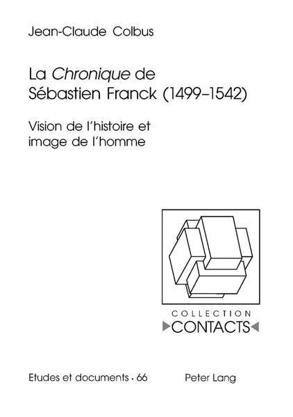 Cet ouvrage met en évidence le rôle joué par l’histoire au début du XVIe siècle, grâce à une analyse détaillée du texte de la Chronique publié par Sébastien Franck en 1531. Interdite suite à une plainte d’Erasme, cette Chronique révèle l’importance de l’histoire non seulement comme support de sa quête de vérité mais aussi comme vecteur d’une autre vérité. Or, malgré cette importance manifeste, les travaux en langue française se contentent dans la plupart des cas d’analyses succinctes des passages les plus marquants de la Chronique et se fondent globalement sur les acquis de la recherche allemande considérés comme autant d’éléments intangibles. Après un aperçu biographique, une analyse des ouvrages publiés par Sébastien Franck avant la Chronique-Diallage en 1528, Klagbrief en 1529 et Türkenchronik en 1530-éclaire les raisons qui conduisent Franck à faire le choix de l’histoire. Une analyse des différentes préfaces qui rythment la Chronique, tout particulièrement la fameuse Préface de l’Aigle, révèle le sens du projet franckien: la Chronique est le pendant expérimental de la dimension spirituelle de la Bible. La révélation progressive du caractère subversif de cette démarche résulte des réponses apportées à deux questions: comment Franck se sert-il de ses textes référents, c’est-à-dire comment se fait l’intégration du savoir historique hérité du passé? Comment s’établit la relation historique d’un point de vue strictement formel? Les stratégies d’écriture et de ré-écriture-mises au jour grâce notamment à l’étude de l’influence de la fameuse Chronique de Hartmann Schedel publiée en 1493-montrent comment, par restructuration et recomposition d’un ouvrage de référence, la compilation n’est pas simple copie, mais image réfléchie et reconstituante du monde.