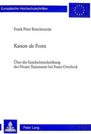 Wie lässt sich ein Vorgang, der in den zeitgenössischen Quellen nicht reflektiert wird, historisch deuten? In dieser Arbeit wird versucht, die Frage in konkreter Anwendung auf die Entstehung des neutestamentlichen Kanons herauszuarbeiten. Über die Geschichte des Kanons ist nur wenig bekannt. In seinen Studien zum Urchristentum hat sich der historische Theologe Franz Overbeck (1837-1905) mit dieser Lage auseinandergesetzt. Er stiess dabei auf die Frage nach den Implikationen, die das Fehlen einer Tradition für das Verstehen der Kanongeschichte hat. Im ersten Teil der Arbeit werden die methodischen Überlegungen Overbecks vorgestellt. Insbesondere wird versucht, den zentralen Begriff der Form näher zu umreissen. Aufgrund dieser Ausführungen wird im zweiten Teil das letzte Vorlesungsmanuskript Overbecks zur Entstehung des neutestamentlichen Kanons beleuchtet. Durch ihren methodischen Zugang bezieht sich die Arbeit auf die allgemeine Frage historischen Textverständnisses, die für alle Disziplinen von gleich grosser Bedeutung ist.