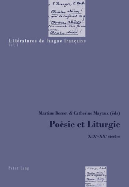 Dans la poésie française et francophone de la modernité, la relation entre écriture poétique et formes liturgiques se montre persistante et toujours renouvelée. Cet ouvrage en étudie les variations. De l’imitation à l’ironie, l’écriture poétique se tisse de formes et de formules empruntées à la pratique liturgique ou plus largement religieuse. Les contributions de ce livre se réfèrent à des textes précis de la liturgie comme à des modalités anciennes de sa mise en musique-chants grégoriens, liturgies baroques. Elles étudient des auteurs qui s’inspirent du judaïsme, du christianisme ou de l’islam. Elles montrent comment, dans une démarche d’adhésion ou au service d’intentions diversement subversives, la forme liturgique inspire et instruit la parole poétique, fécondée à des fins religieuses ou sacrées comme profanes et païennes. Ce livre réunit les actes du colloque « Ecriture poétique, formes liturgiques » qui s’est tenu à l’Université de Cergy-Pontoise en mai 2005.