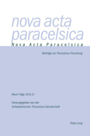 Nova Acta Paracelsica 20/21 | Bundesamt für magische Wesen