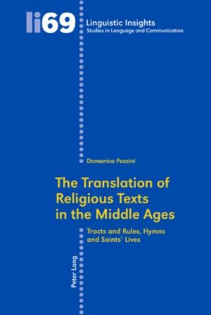 The transition from Latin to vernacular languages in the late Middle Ages and the dramatic rise of a new readership produced a huge bulk of translations, particularly of religious literature in its various genres. The solutions are so multifarious that they defy any attempt to outline general theories. This is particularly visible when the same text is translated or rewritten at different times and in different languages or genres. Through a minute analysis of texts this book aims at highlighting lexical, syntactic and stylistic choices dictated not only by the source but also by new readers and patrons, or by new destinations of the works. Established categories such as ‘literalness’ and ‘fidelity’ are thus questioned and integrated with these other factors which, while being more ‘external’, do nonetheless impinge on the very idea of ‘translation’, and consequently on its assessment. Far from being a mere transfer from one language to another, a medieval translation verges on a form of creative writing, and as such its study becomes a fascinating investigation into the very process of textual production.