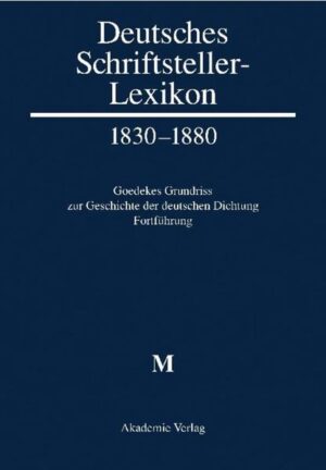 Deutsches Schriftsteller-Lexikon 18301880: M | Bundesamt für magische Wesen