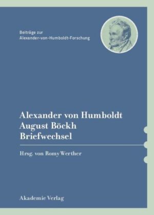 Alexander von Humboldt: August Böckh