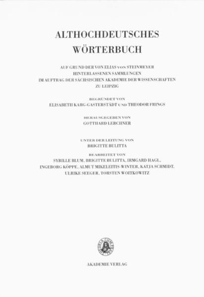 Althochdeutsches Wörterbuch: Band VI: MN