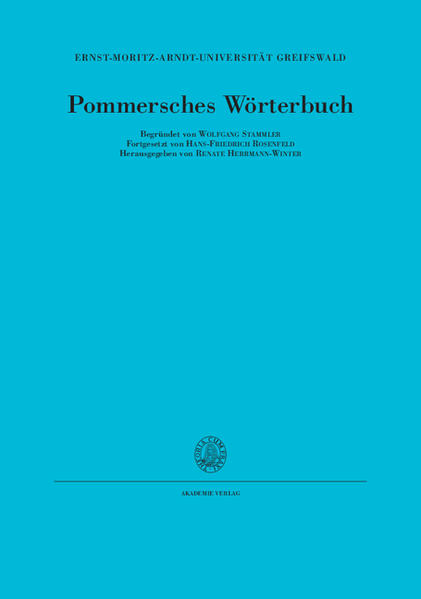 Pommersches Wörterbuch: Pa(m)panischke bis puje | Bundesamt für magische Wesen