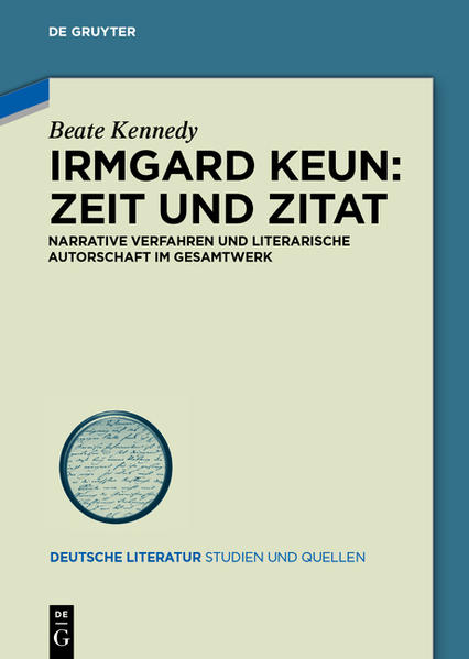 Irmgard Keun  Zeit und Zitat | Bundesamt für magische Wesen