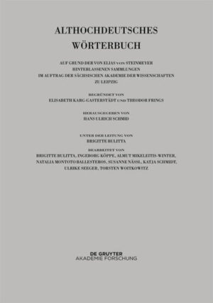 Althochdeutsches Wörterbuch: Bd VI: MN. 11. Lieferung (morachsamo bis muot) | Bundesamt für magische Wesen
