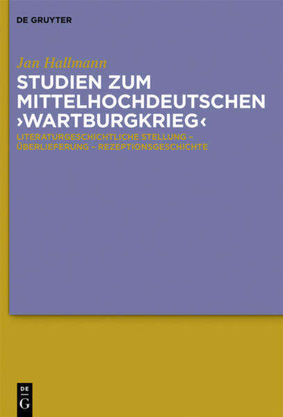 Studien zum mittelhochdeutschen 'Wartburgkrieg' | Bundesamt für magische Wesen