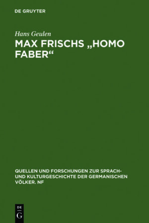 Max Frischs "Homo faber" | Bundesamt für magische Wesen