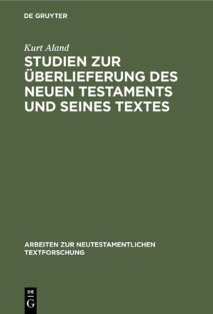 In der Reihe Arbeiten zur Neutestamentlichen Textforschung (ANTF) publiziert das Institut für Neutestamentliche Textforschung (Münster) seit 1963 grundlegende Untersuchungen und Studien zur Textkritik und Textgeschichte des griechischen Neuen Testaments. Die Reihe versteht sich als Forschungs- und Diskussionsforum und stellt Editionen und Instrumente zur Erforschung und Auswertung der neutestamentlichen Primärüberlieferung und der frühen Übersetzungen bereit.