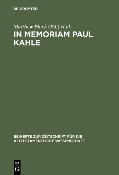 In der Reihe Beihefte zur Zeitschrift für die alttestamentliche Wissenschaft (BZAW) erscheinen Arbeiten zu sämtlichen Gebieten der alttestamentlichen Wissenschaft. Im Zentrum steht die Hebräische Bibel, ihr Vor- und Nachleben im antiken Judentum sowie ihre vielfache Verzweigung in die benachbarten Kulturen der altorientalischen und hellenistisch-römischen Welt. Die BZAW akzeptiert Manuskriptvorschläge, die einen innovativen und signifikanten Beitrag zu Erforschung des Alten Testaments und seiner Umwelt leisten, sich intensiv mit der bestehenden Forschungsliteratur auseinandersetzen, stringent aufgebaut und flüssig geschrieben sind.