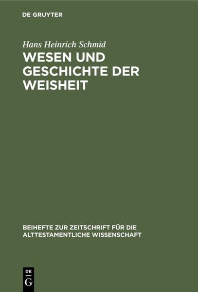 In der Reihe Beihefte zur Zeitschrift für die alttestamentliche Wissenschaft (BZAW) erscheinen Arbeiten zu sämtlichen Gebieten der alttestamentlichen Wissenschaft. Im Zentrum steht die Hebräische Bibel, ihr Vor- und Nachleben im antiken Judentum sowie ihre vielfache Verzweigung in die benachbarten Kulturen der altorientalischen und hellenistisch-römischen Welt. Die BZAW akzeptiert Manuskriptvorschläge, die einen innovativen und signifikanten Beitrag zu Erforschung des Alten Testaments und seiner Umwelt leisten, sich intensiv mit der bestehenden Forschungsliteratur auseinandersetzen, stringent aufgebaut und flüssig geschrieben sind.